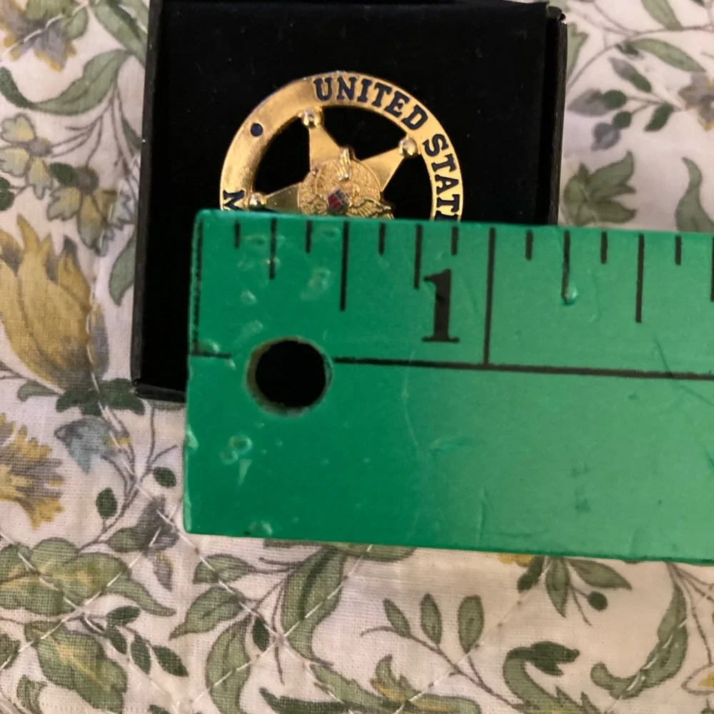 United States MARSHAL Lapel/Tie Pin-GOLDEN